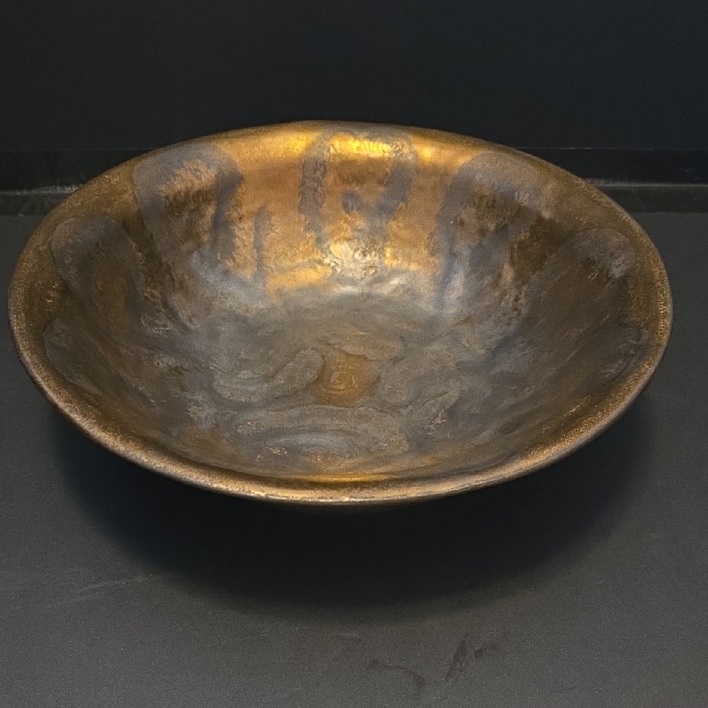 Rare Good Earth Pottery Bowl. Signed By Richie Watts
